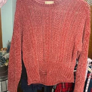 Altar'd State Textured Red Sweater